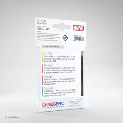 Imagem de Sleeves Marvel Champions Capitã Marvel 66x91mm