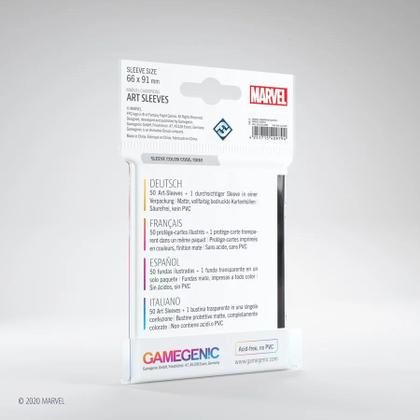 Imagem de Sleeves Marvel Champions Roxo 66x91mm 