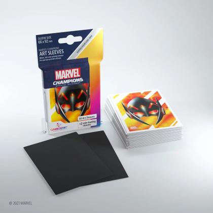 Imagem de Sleeves Marvel Champions Vespa 66x92mm 50 un