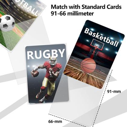 Imagem de Sleeves para Cartas Mlikero 600 Unidades TopLoaders para Cartas de Coleção