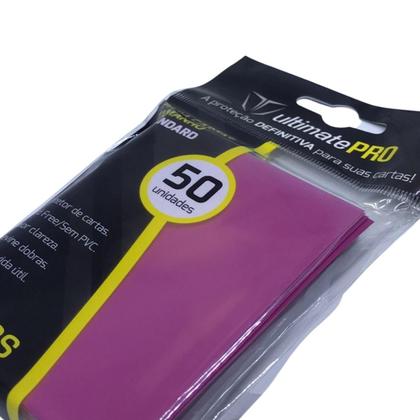 Imagem de Sleeves Standard 66x92mm Magic e Pokémon Rosa