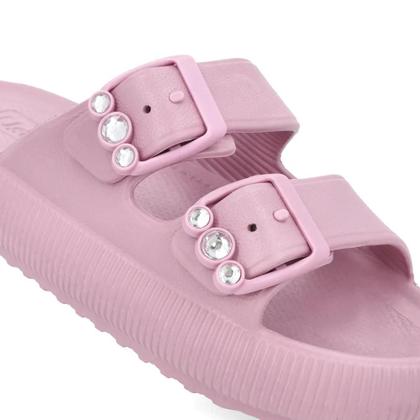 Imagem de Slide Feminino Usaflex Poofy EVA Nuvem Ortopédico