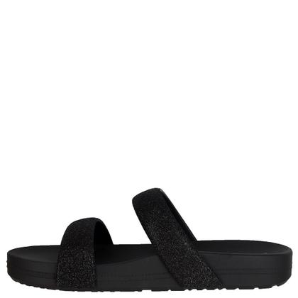 Imagem de Slide Zaxy Bestie Preto com Brilho Fivelas