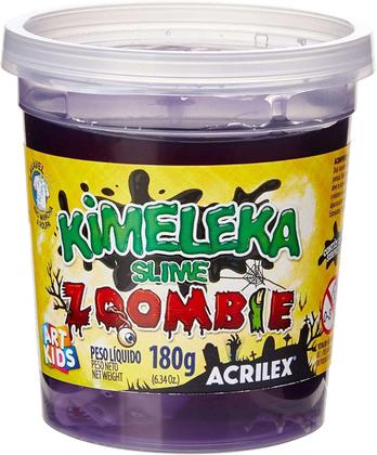 Imagem de Slime Kimeleka Zoombie Art Kids Caixa com 6 Unidades 180 g