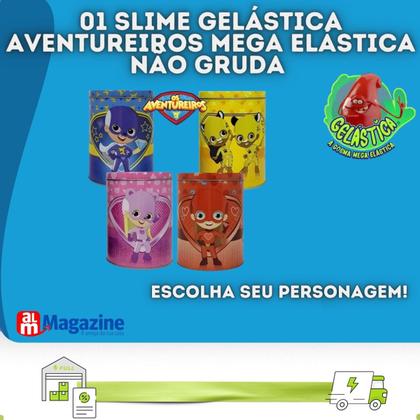Imagem de Slime Super Os Aventureiros Luccas Neto Não Gruda 1kg
