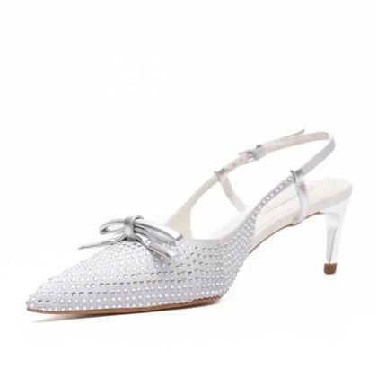 Imagem de Slingback Prata Com Brilho Aisha Werner