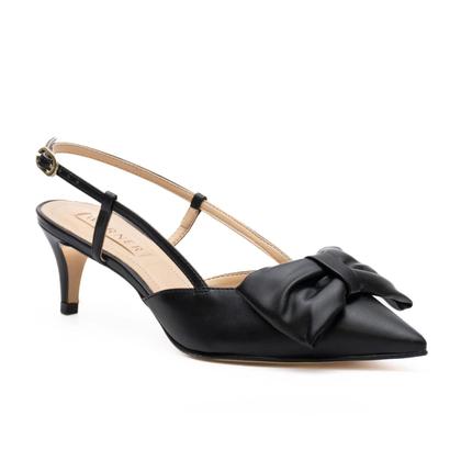 Imagem de Slingback Preto Com Laço Anika Werner