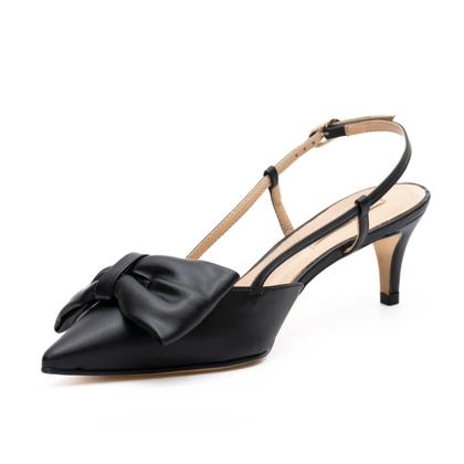 Imagem de Slingback Preto Com Laço Anika Werner