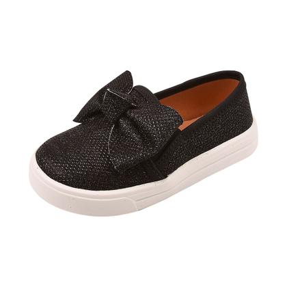 Imagem de Slip on infantil menina sapato sem cadarço brilhante preto