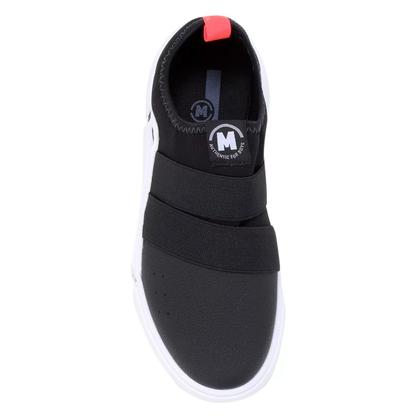 Imagem de Slip On Infantil Molekinho Recortes Elástico - Preto