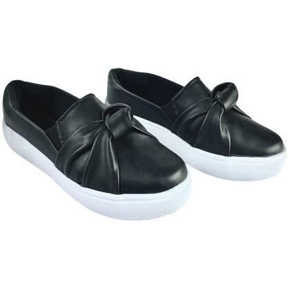 Imagem de Slip-On Preto Detalhe Nó - ULLY