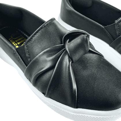 Imagem de Slip-On Preto Detalhe Nó - ULLY