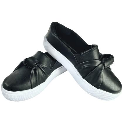 Imagem de Slip-On Preto Detalhe Nó - ULLY