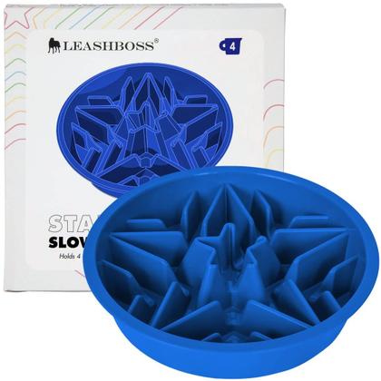 Imagem de Slow Feeder Dog Bowl Leashboss Cup Maze Puzzle Food 4 Cup