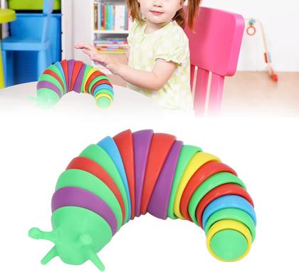 Imagem de Slug Fidget Lesma Brinquedo Articulado de Descompressão Flexível