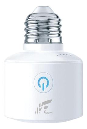 Imagem de Smart Bocal Casa Inteligente Soquete Suporte de Lâmpadas WiFi Compatível Com Alexa