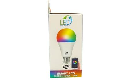 Imagem de Smart Bulbo Led Wi-Fi 10W RGB: Iluminação Colorida com Controle por Aplicativo e Alexa