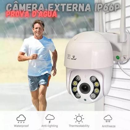 Imagem de Smart Câmera Ip Wifi Externo Hd 1080p Sem Fio Prova Dágua A8-01