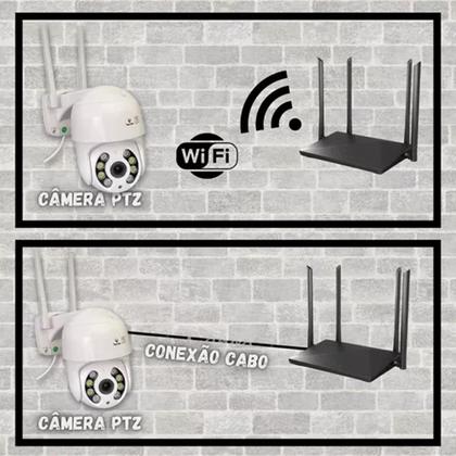 Imagem de Smart Câmera Ip Wifi Externo Hd 1080p Sem Fio Prova Dágua A8-01