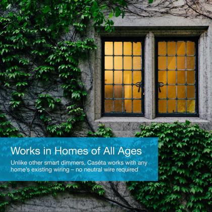 Imagem de Smart Dimmer Switch Lutron Caseta Original 150 W branco, pacote com 5