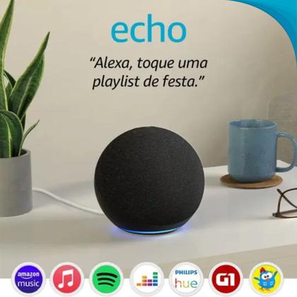 Imagem de Smart Echo Dot Geração Inteligente Assistente Virtual Relogio Led Com Garantia