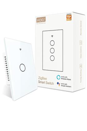 Imagem de Smart Interruptor Inteligente Zigbee 1 Canal/Tecla Touch Branco para Automação