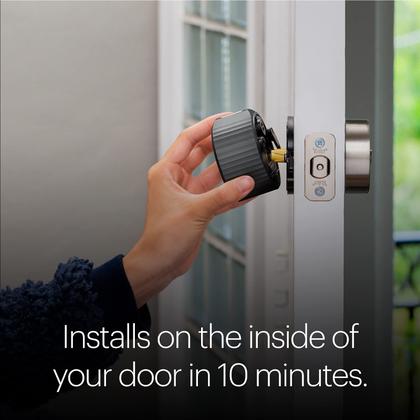 Imagem de Smart Lock August Home AUG-SL05-M01-G01 Wi-Fi de 4ª geração em preto fosco