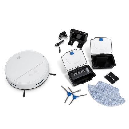 Imagem de Smart Robô Aspirador Wi-Fi+ PRA500 Positivo Casa Inteligente - Varre, Aspira, Passa Pano e Retorna base - App/Alexa