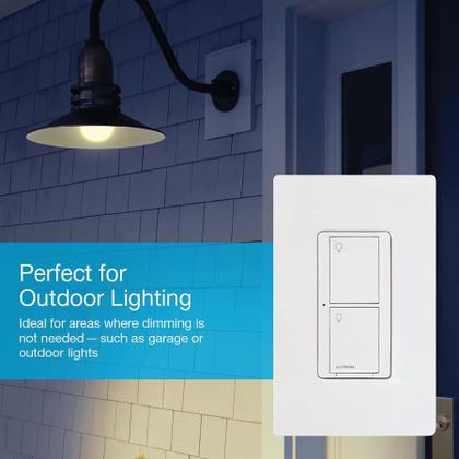 Imagem de Smart Switch Lutron Caseta Original 6A para luzes LED, pacote com 3