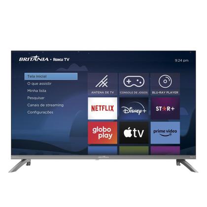Imagem de Smart TV 32" HD Britânia B32CRA Roku TV
