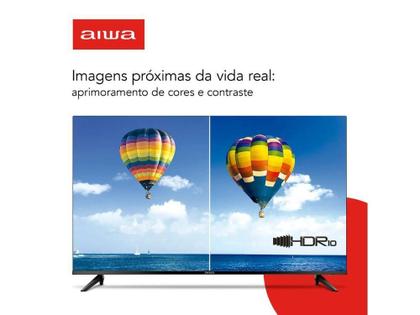 Imagem de Smart TV 32 HD LED AIWA Wi-Fi Bluetooth 2 HDMI 2 USB
