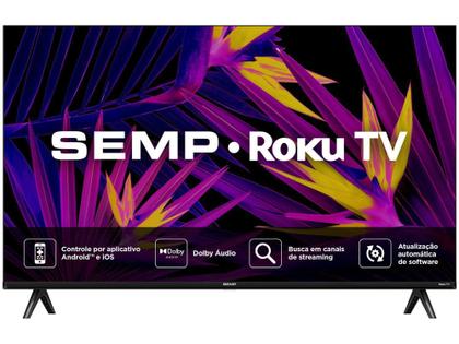 Imagem de Smart TV 32" HD LED Semp 32R6610 Wi-Fi 3 HDMI 1 USB