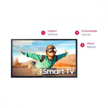 Imagem de Smart Tv 32 Polegadas Led Com Smart Tizen Hdmi E Usb Samsung