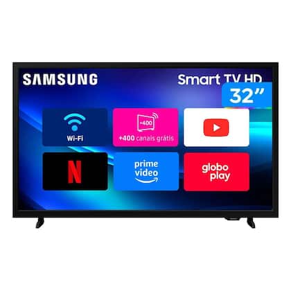 Smart TV 32 Samsung, HD, Plataforma Tizen, 60Hz, VESA, Preto LS32H5000FGXZD