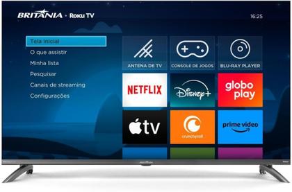 Imagem de Smart Tv 40'' Britânia Btv40m9gr2cgb Roku Led Dolby Audio