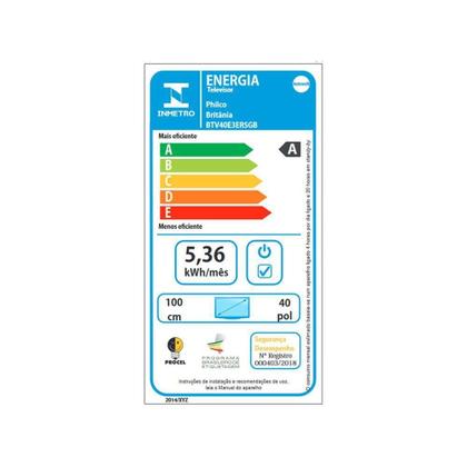 Imagem de Smart TV 40" Britânia LED Roku TV Dolby Audio BTV40E3ERSGB Bivolt