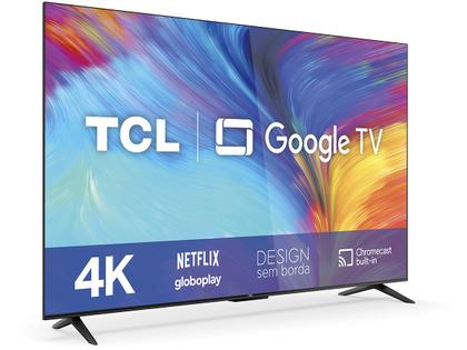 Smart TV 43” 4K LED TCL 43P635 VA 60Hz Wi-Fi Bluetooth HDR Google