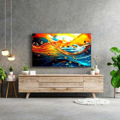 Smart TV 43" HQ Full HD HDR tela sem bordas Android 11 design Slim Processador Quad Core Espelhamento de tela HQSTV43N Imagem de Smart TV 43" HQ Full HD HDR tela sem bordas Android 11 design Slim Processador Quad Core Espelhamento de tela HQSTV43N