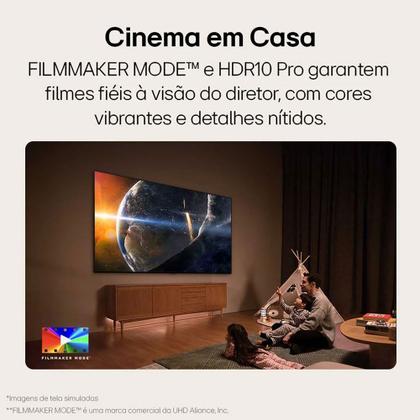 Imagem de Smart TV 4K 55 LG UHD 55UT8050 Processador A5 Ger7 AI Alexa/Chromecast integrado Otimizador de Jogos webOS 24 Controle Smart Magic