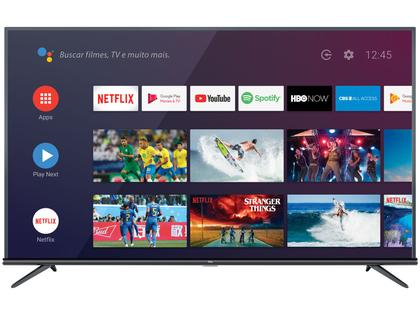 Smart TV 4K LED 55” TCL 55P8M Android Wi-Fi - Bluetooth HDR