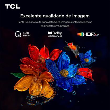 Imagem de Smart TV 4K TCL Classic QLED 65” Polegadas com HDMI 2.1, Dolby Vision, Dolby Atmos e Wi-Fi Dual Band - 65P7K