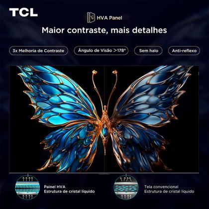 Imagem de Smart TV 4K TCL Classic QLED 75” Polegadas com HDMI 2.1, Dolby Vision, Dolby Atmos e Wi-Fi Dual Band - 75P7K