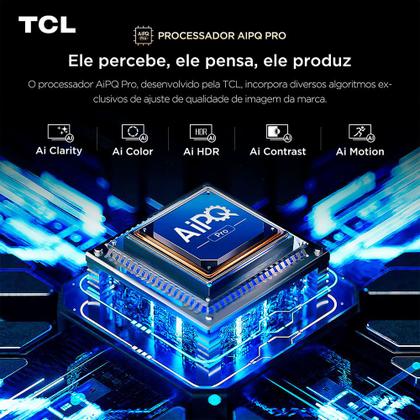 Imagem de Smart TV 4K TCL QD-Mini LED 75” Polegadas com HDMI 2.1, Dolby Vision IQ, Subwoofer, 144Hz VRR e Wi-Fi - 75C6K
