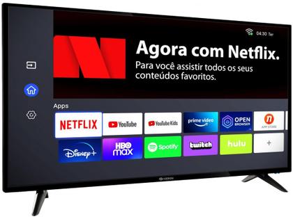 Imagem de Smart TV 50” 4K DLED Vizzion LE50UHD20 - IPS Wi-Fi 3 HDMI 2 USB
