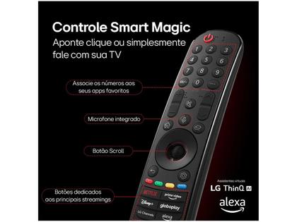 Imagem de Smart TV 50 4K LCD LED NanoCell LG 50NANO80TSA WebOS 24 Processador a5 Ger7 WiFi e Bluetooth com Alexa 3 HDMI 2 USB