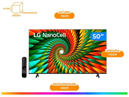 Imagem de Smart TV 50” 4K UHD LED LG NanoCell 50NANO77