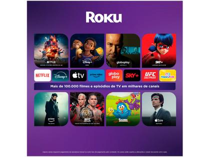 Smart TV 50" AOC 4K DLED 50U7045/78G Roku TV Quad Core 3 HDMI Imagem de Smart TV 50" AOC 4K DLED 50U7045/78G Roku TV Quad Core 3 HDMI