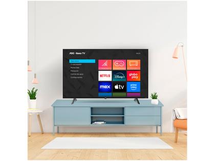 Smart TV 50" AOC 4K DLED 50U7045/78G Roku TV Quad Core 3 HDMI Imagem de Smart TV 50" AOC 4K DLED 50U7045/78G Roku TV Quad Core 3 HDMI
