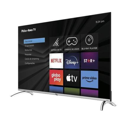 Imagem de Smart TV 50” Philco LED 4K Roku TV Dolby Áudio PTV50G7PR2CSB Bivolt