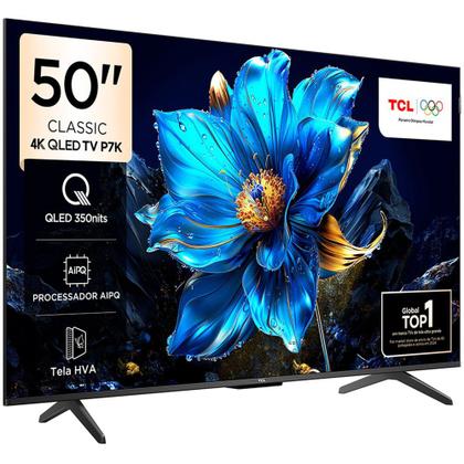 Imagem de Smart TV 50 TCL, 4K UHD, QLED, Google TV - 50P7K